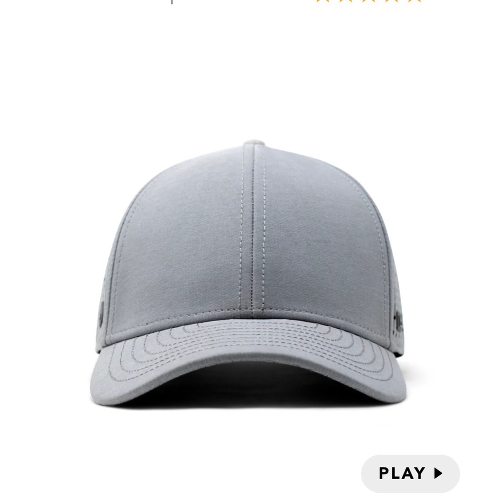 Melin A-Game Hydro Performance SnapBack Hat - Heather Grey Size-Classic